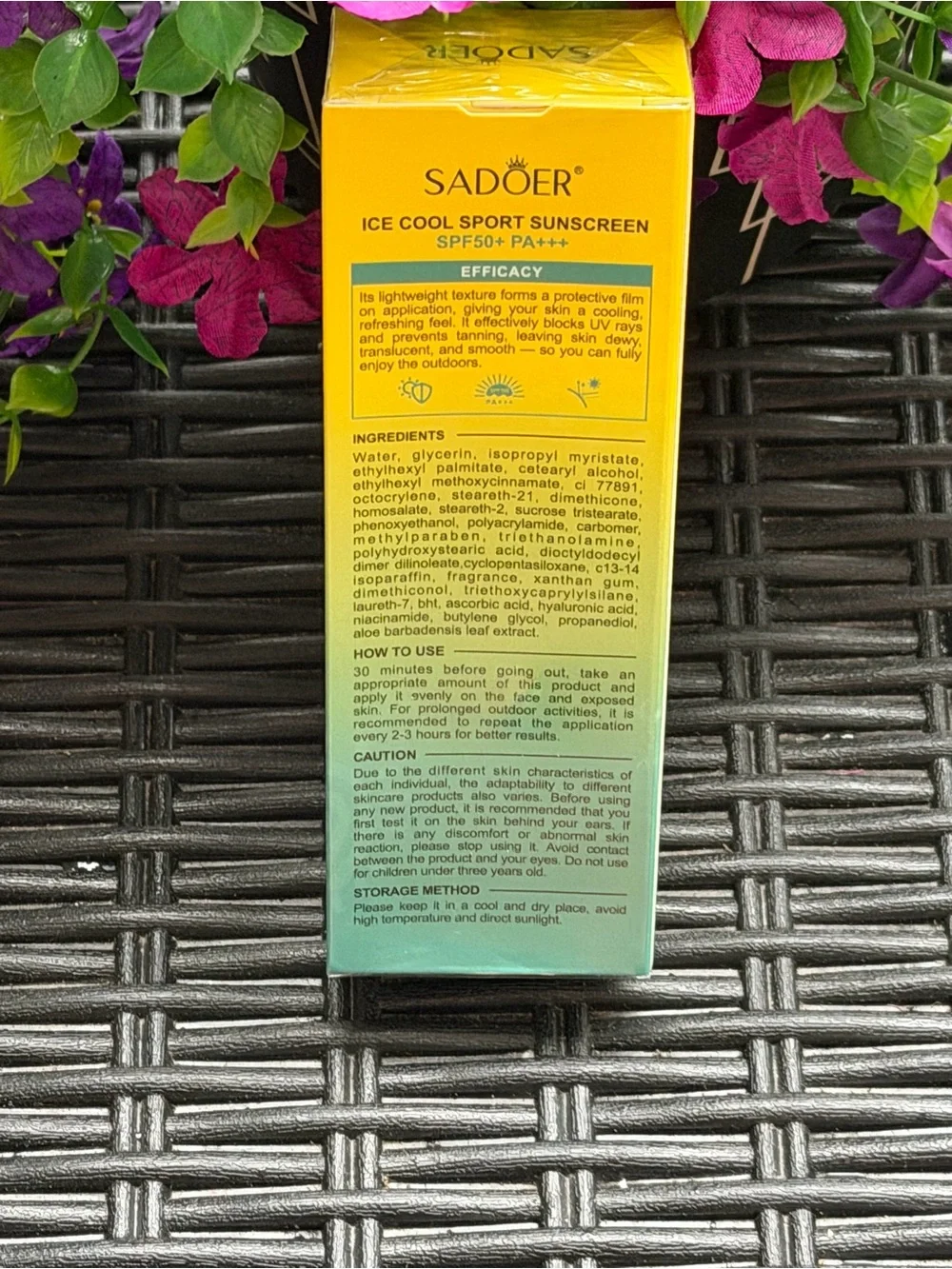 (UNISEX) SADOER - ICE COOL SPORT SUNSCREEN SPF 50